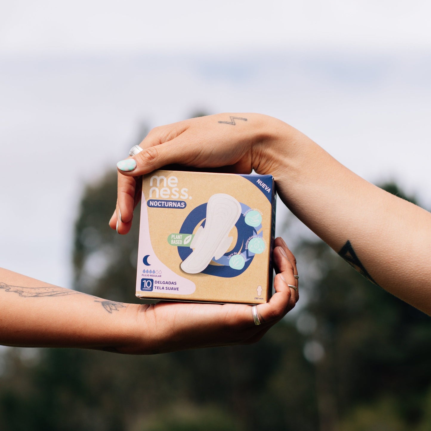 Suscripción: Toalla Nocturna Tela Suave Biodegradable 10u