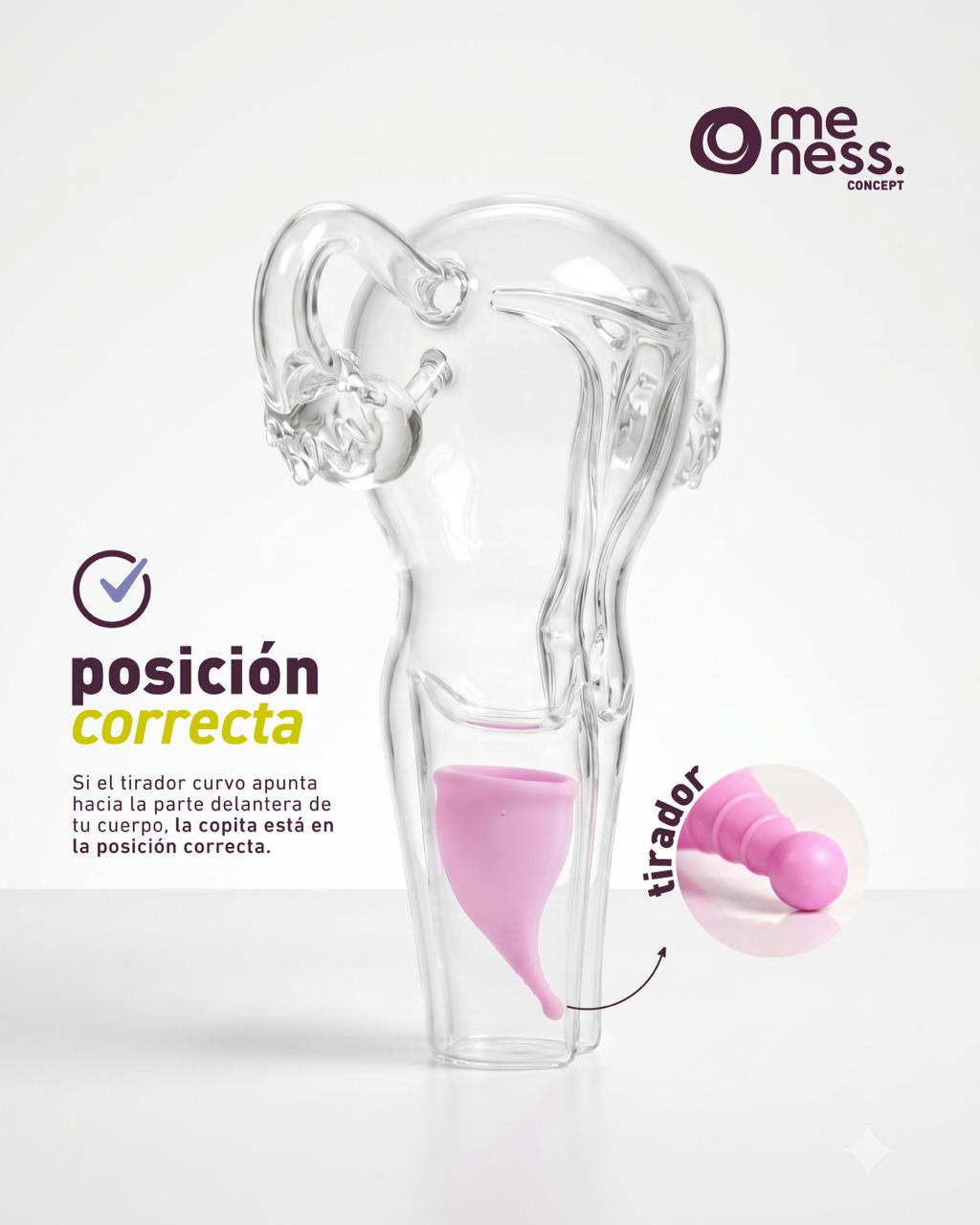 Copa Menstrual Meness con Nanopartículas de Cobre