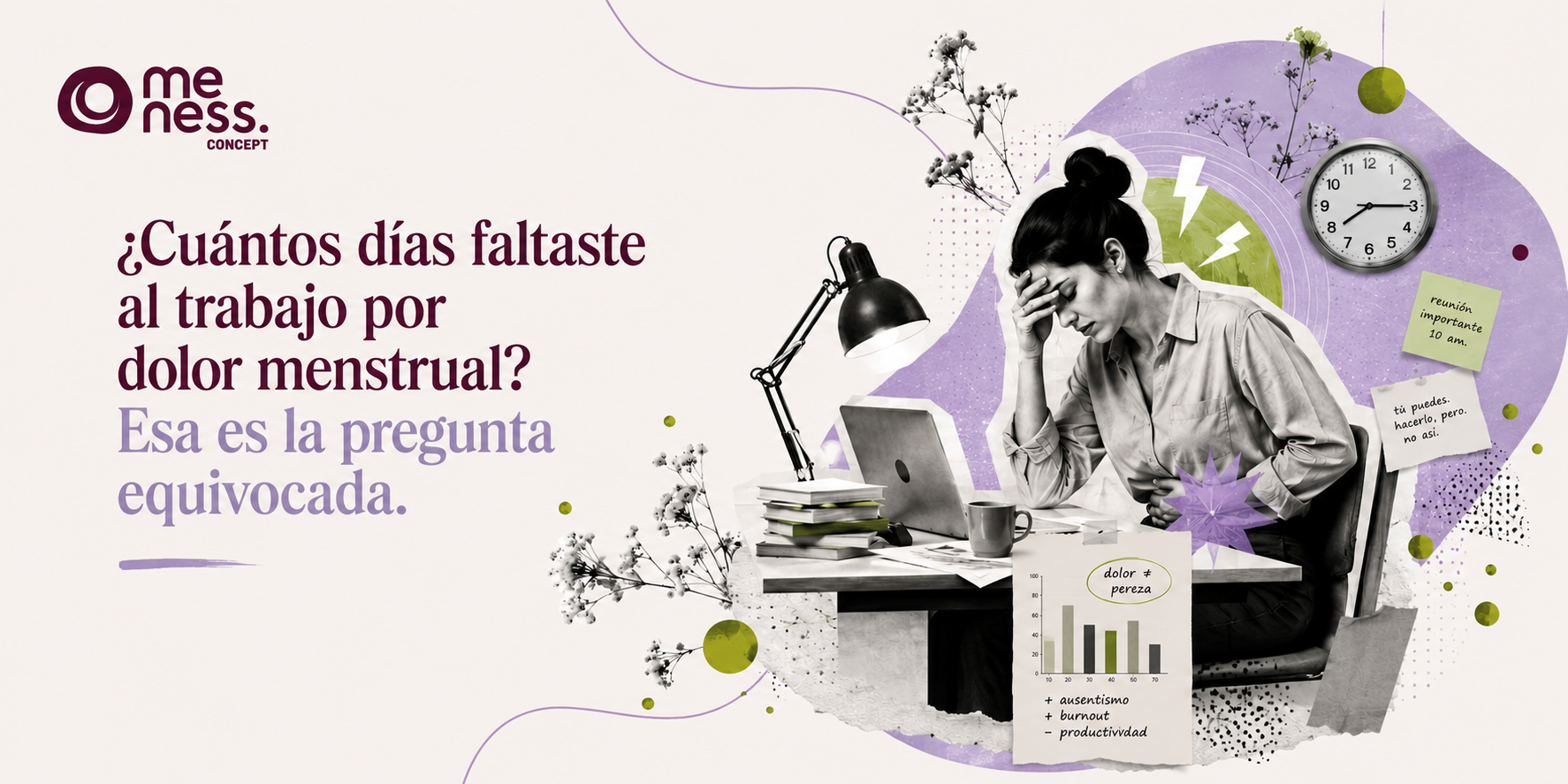 ¿Cuántos días faltaste al trabajo por dolor menstrual? Esa es la pregunta equivocada.