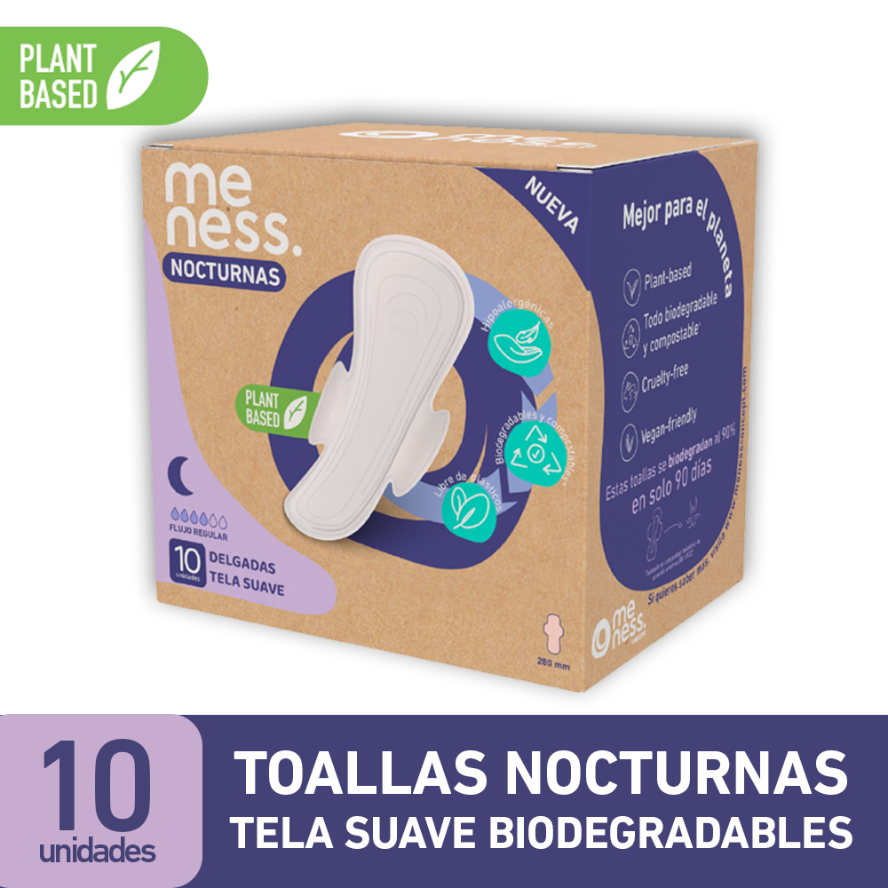 Toalla Nocturna Tela Suave Biodegradable