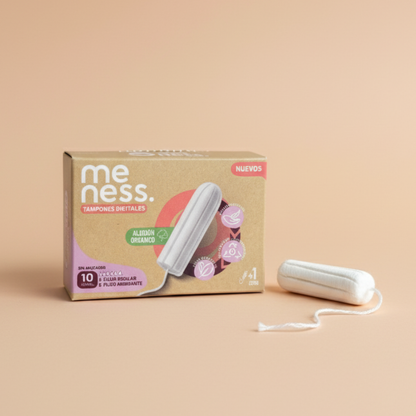 Mensual: Tampones Digitales Algodón Orgánico 10u + 1u regalo