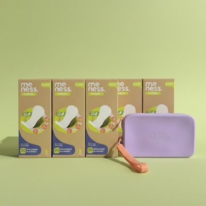 Pack Protectores Lover: 6 Cajas de Protectores + Pouch Meness