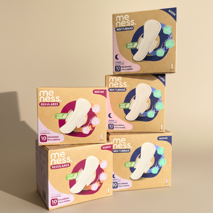 Pack Soy Intensa: 2 Cajas Toallas Regulares + 3 Nocturnas