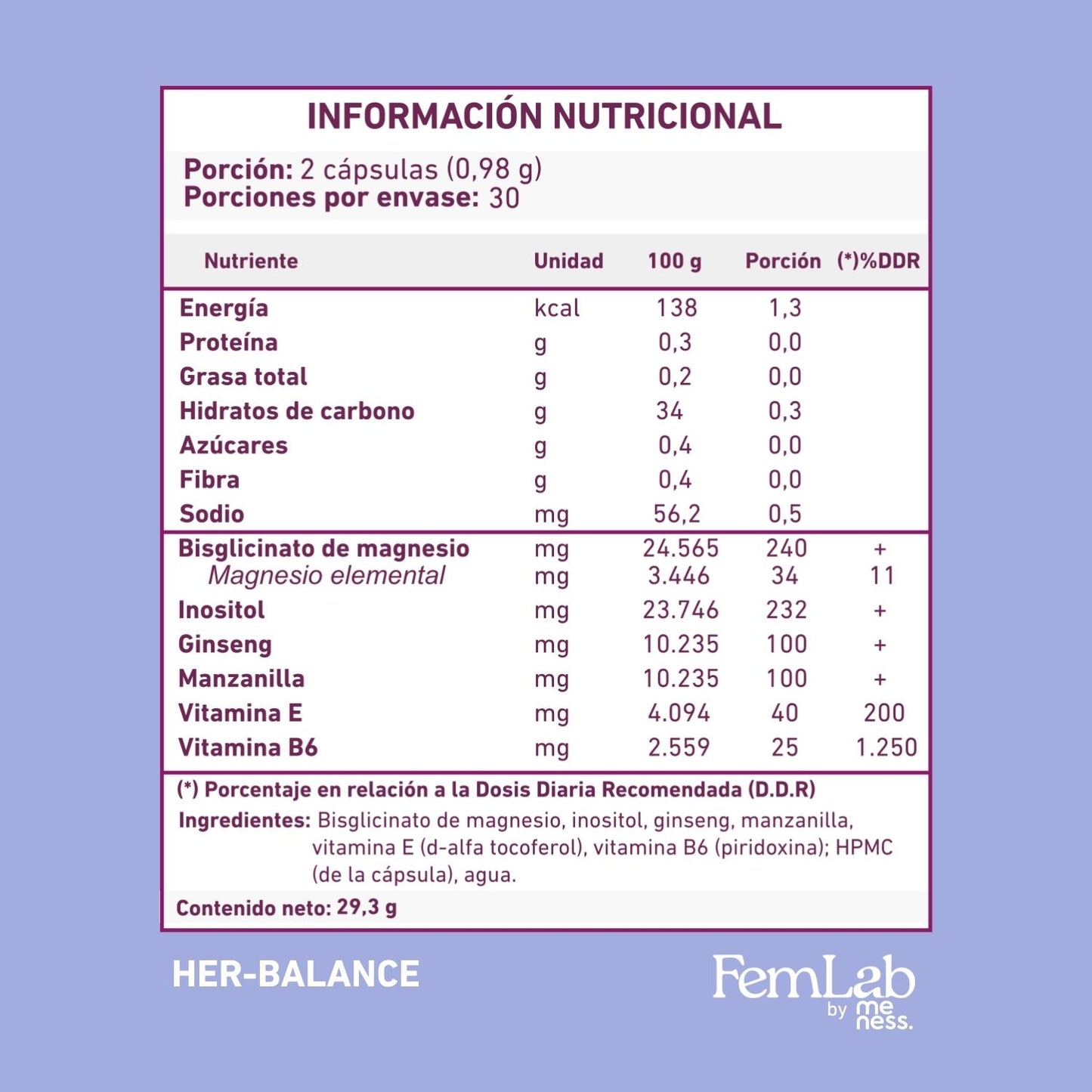 Suplemento Her-balance