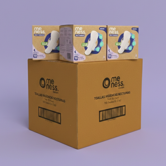 Súper Pack 12 cajas: Toalla Nocturna Tela Suave Biodegradable 10u