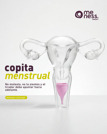Copa Menstrual Meness con Nanopartículas de Cobre