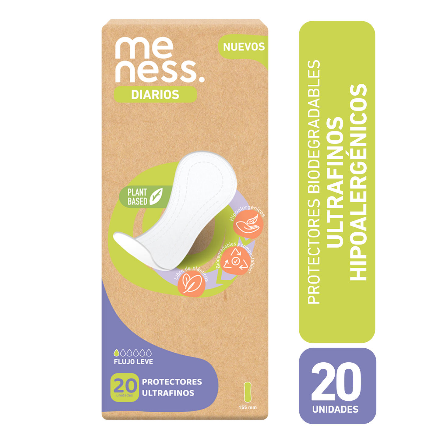 Mensual: Protectores Diarios Ultra Delgados 20u