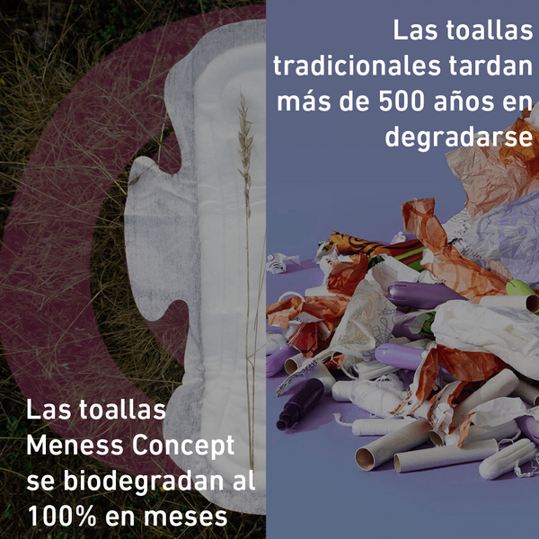 Toalla Nocturna Tela Suave Biodegradable 10u